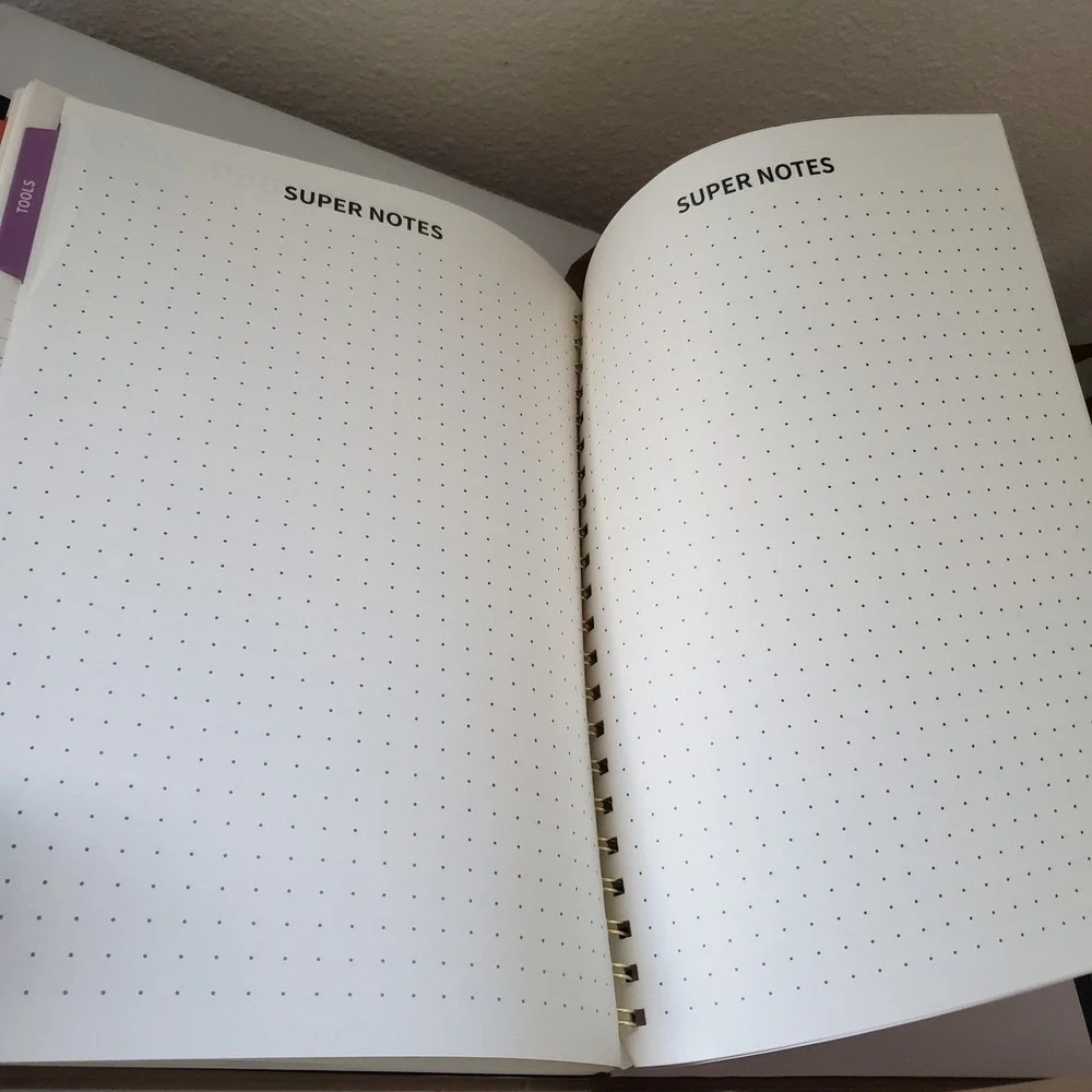 2025-2026 Academic Planner Spiral Bound Weekly Monthly with Stickers & Ruler